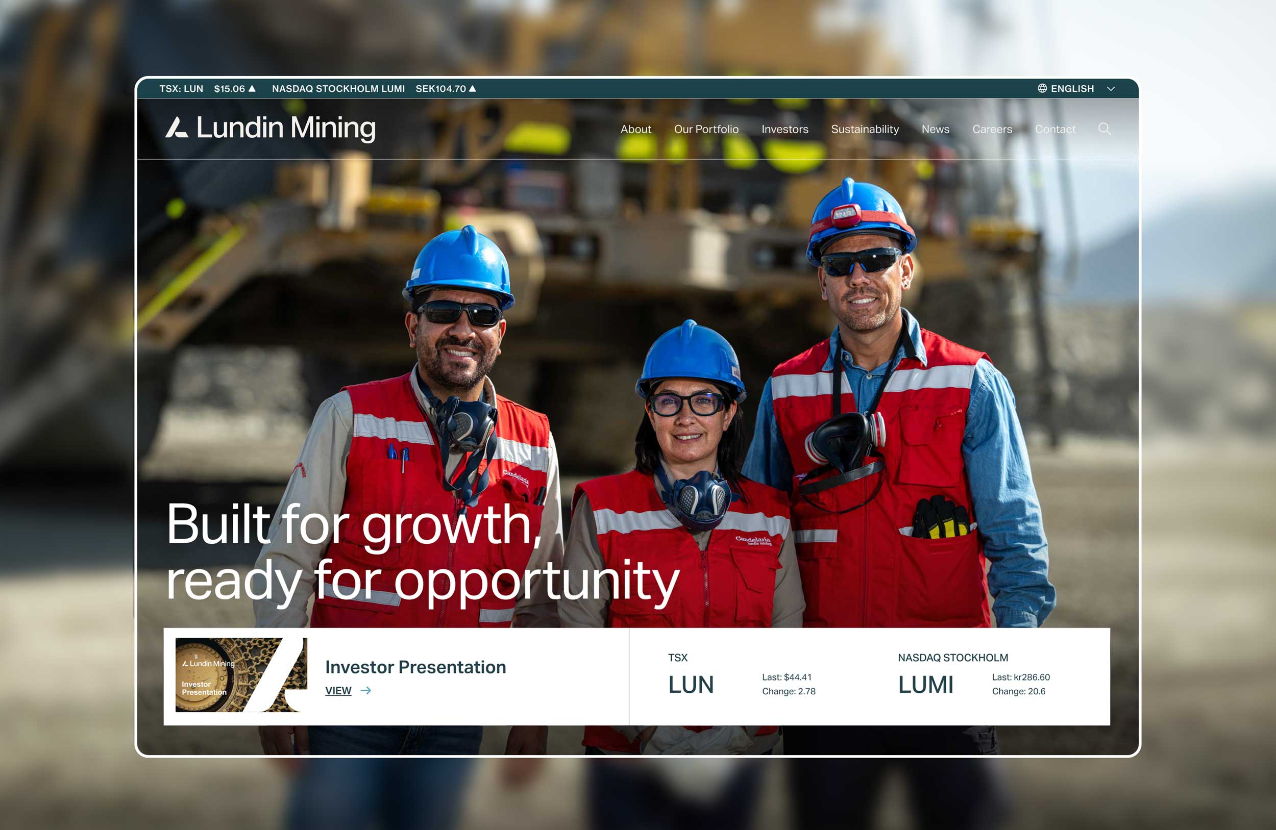 Lundin Mining: Redesigning a Global, High-Performance Website for Clarity, Speed, and Accessibility - Article Banner Image